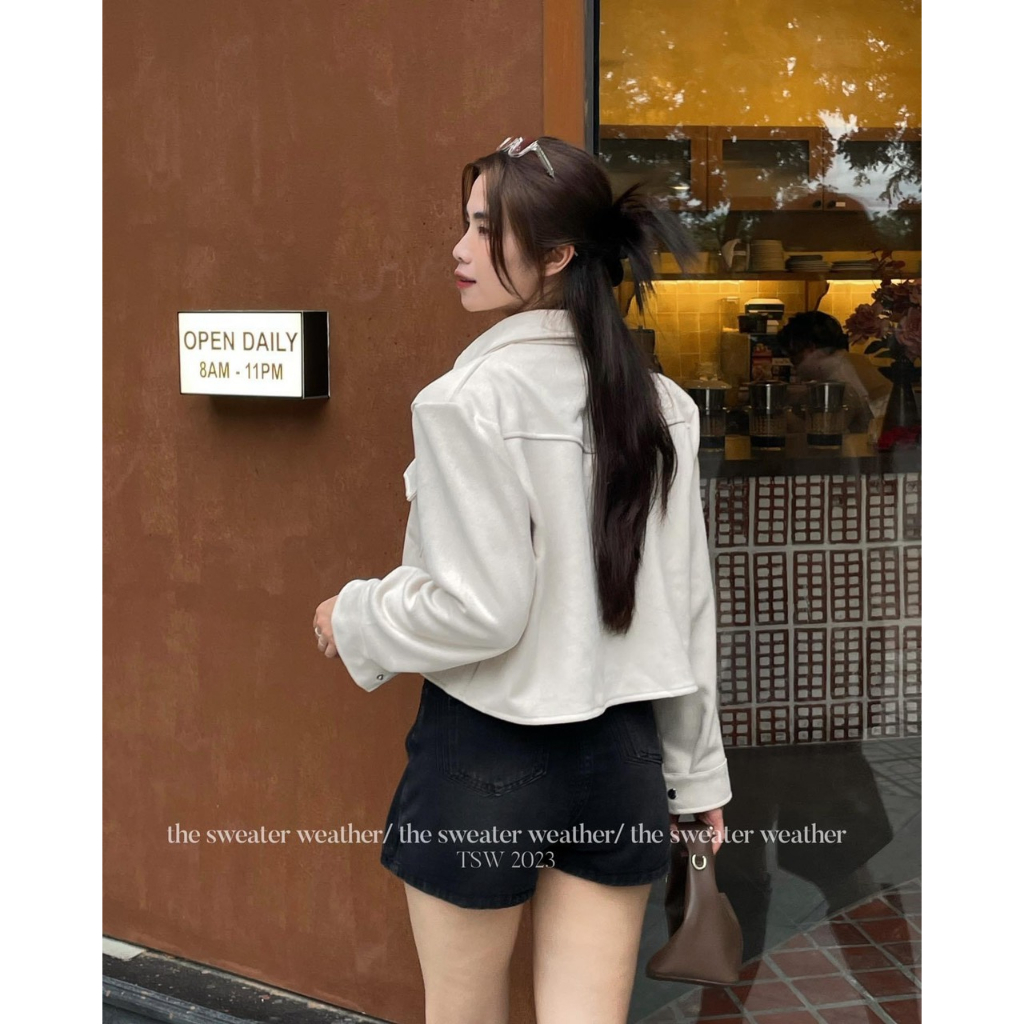 Áo khoác da lộn croptop - 247store.vn - Aokhoacdaloncrt4416_P7K7