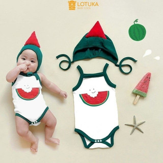 [Vải thun] Bodysuit cho bé hình yếm dễ thương, bộ body đùi bé trai bé gái, mẫu quần áo sơ sinh từ 3-12kg