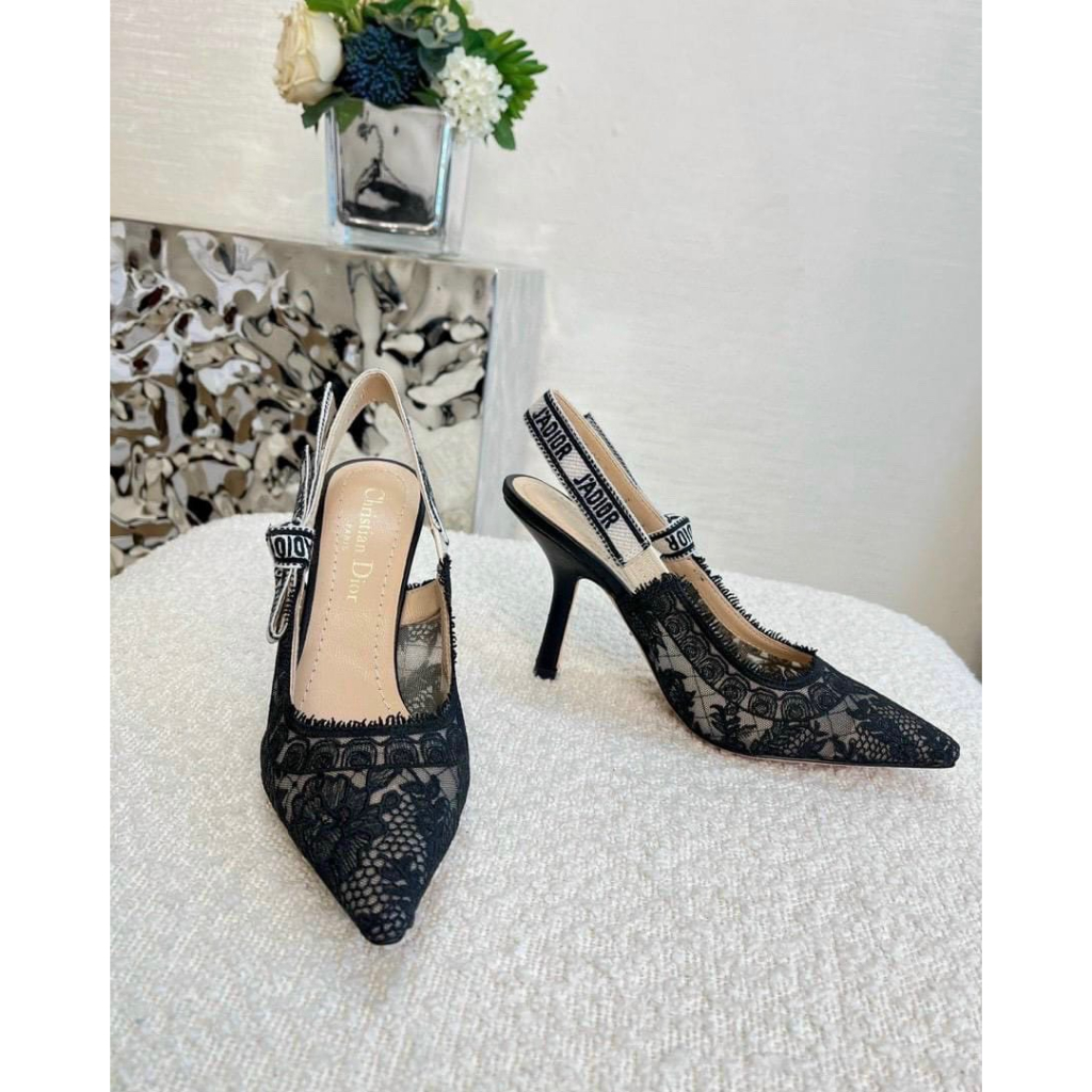 SANDAL CD LƯỚI MẪU CAO 10CM