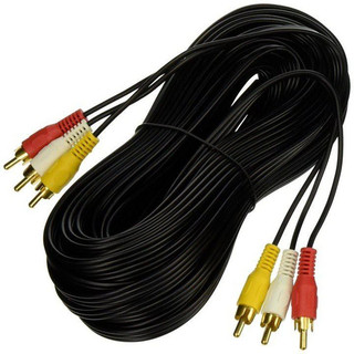 Cáp loa av 6 đầu hoa sen rca dài 15m cao cấp