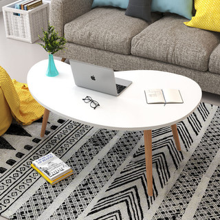 Bàn trà hạt đậu chân gỗ tự nhiên bọc simili chân cao tựa 30 hoặc 40cm phù hợp với mọi nhu cầu, bàn trà sofa decor nhà