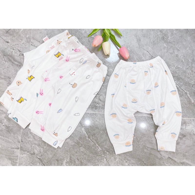 Quần táp mông dài chất liệu vải peptit cho bé trai bé gái