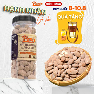 Hạt Hạnh Nhân Mix Vị Cà Phê Pams 300g/hũ - Ăn Vặt Văn Phòng, Vị Ngọt Bùi