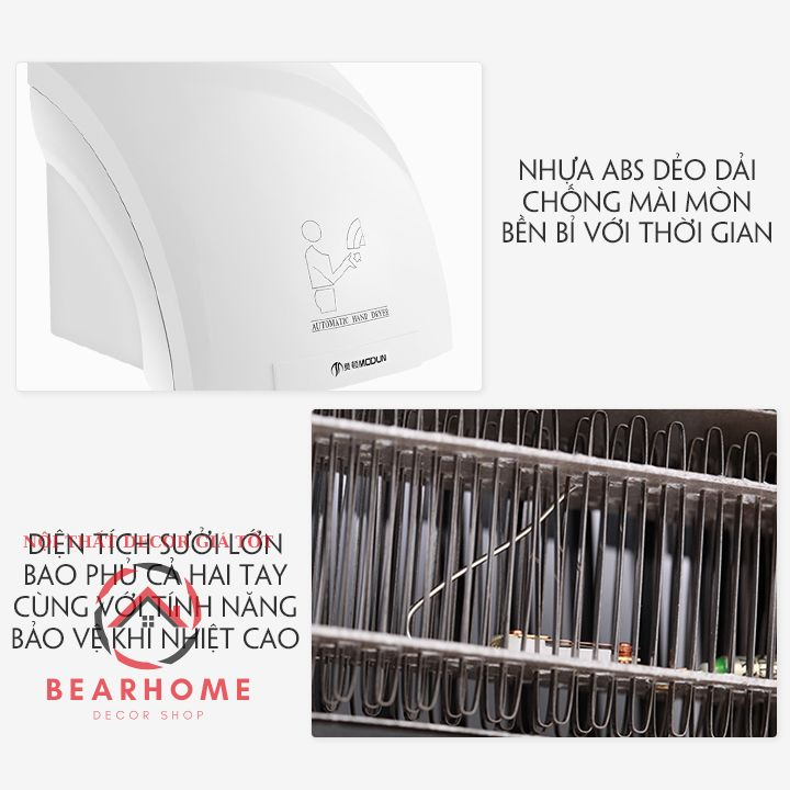 Máy Sấy Tay Khô Tự Động, Máy Sấy Tay Cảm Biến Hồng Ngoại Thông Minh