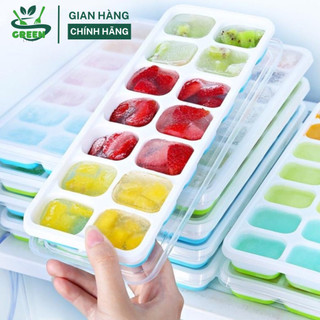 Khay làm đá tủ lạnh đa năng, Khay làm đá viên có nắp