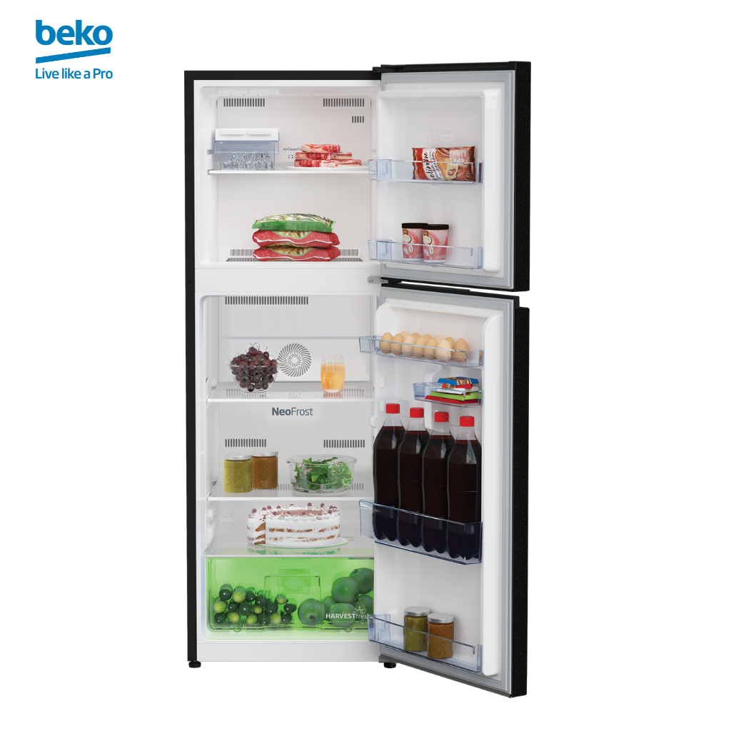 Tủ Lạnh BEKO 2 Cửa Ngăn Đá Trên Dung Tích 230 Lít, Tiết Kiệm Điện, Giữ Trọn Vitamin Trong Rau Củ - RDNT251I50VHFU