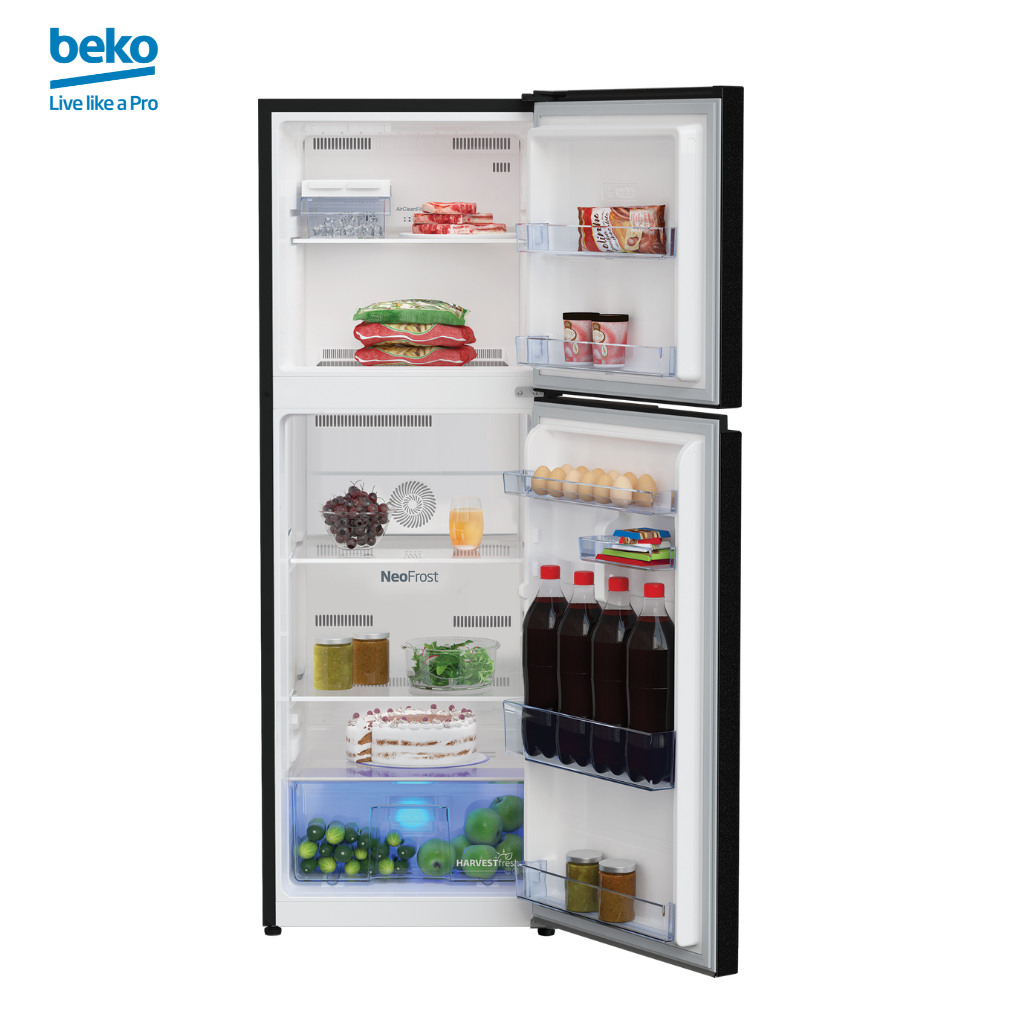 Tủ Lạnh BEKO 2 Cửa Ngăn Đá Trên Dung Tích 230 Lít, Tiết Kiệm Điện, Giữ Trọn Vitamin Trong Rau Củ - RDNT251I50VHFU