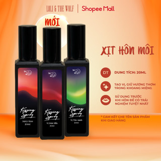 Xịt Thơm Miệng Kissing Spray Loli And The Wolf Hương Trái Cây Kẹo Ngọt The Mát Vị Bạc Hà Chai 20ml