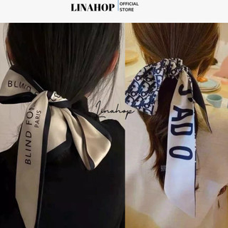 Khăn Lụa Thắt Nơ Cổ, Khăn Buộc Túi Xách Linahop