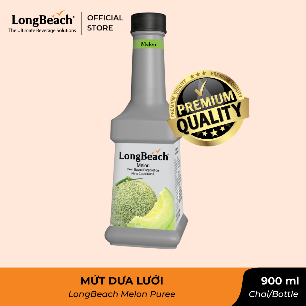 Mứt Dưa Lưới - LongBeach Melon Fruit Based Preperation 900 ml
