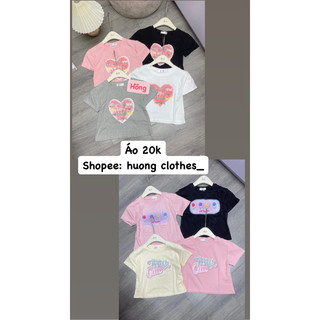 Áo phông+áo croptop