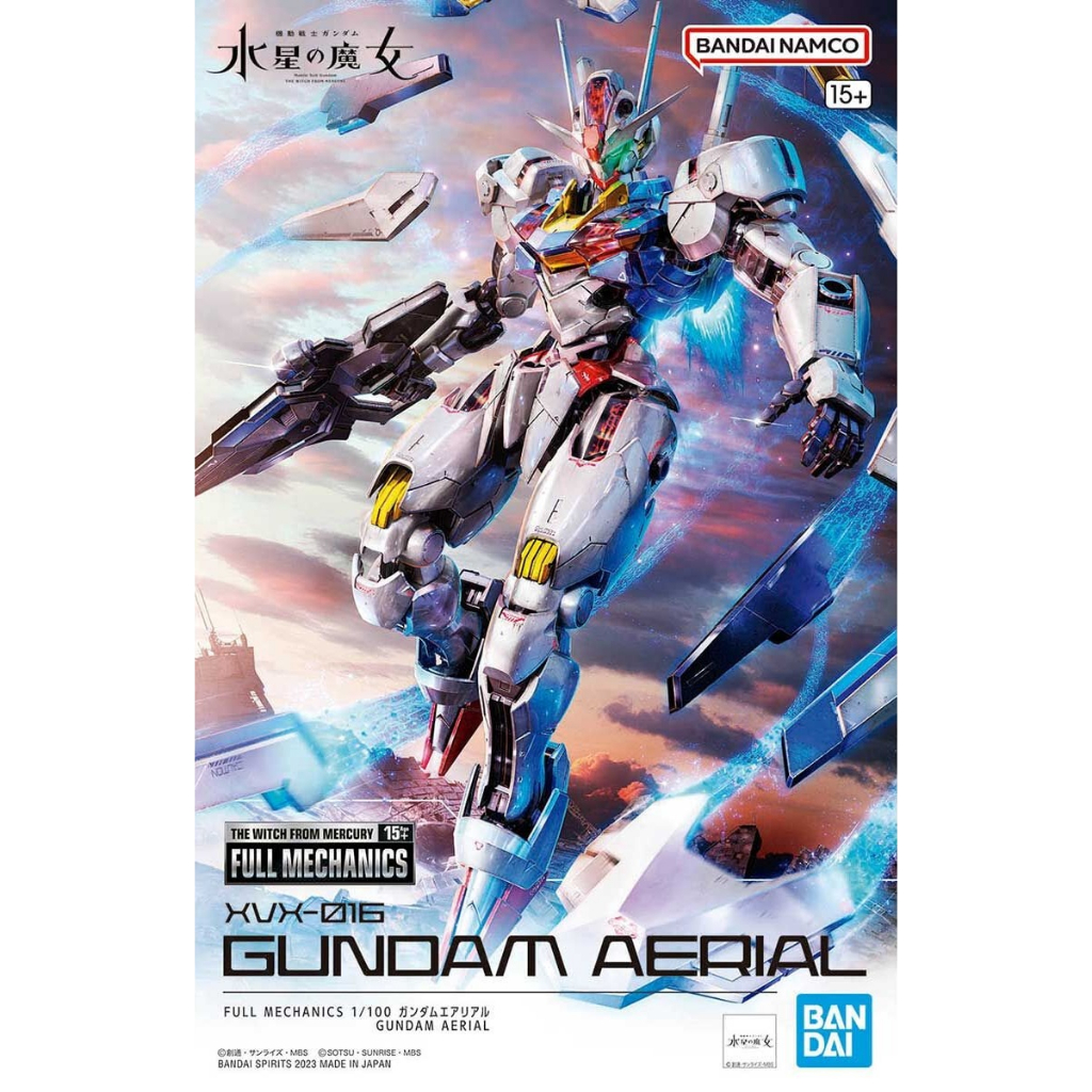 Mô Hình Lắp Ráp FM Aerial Full Mechanics Gundam Bandai 1/100 The Witch Of Mercury Đồ Chơi Anime