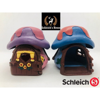 Mô hình động vật , đồ chơi con vật Schleich chính hãng Nhà xì trum 49014 - Schleich House