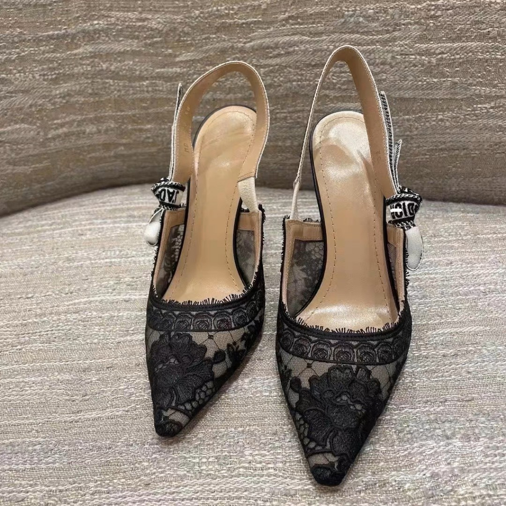 SANDAL CD LƯỚI MẪU CAO 10CM