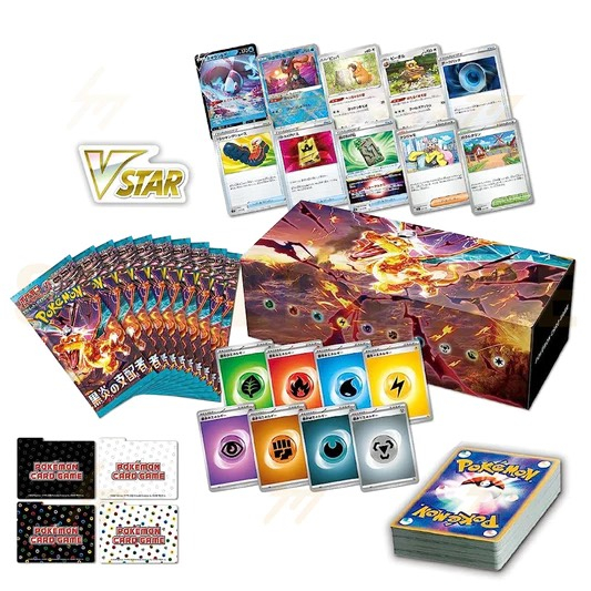 Hộp Thẻ Bài Pokemon Scarlet & Violet Deck Build Box Black Flame Ruler SVF Chính Hãng