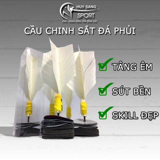 [CẦU XỊN] CẦU ĐÁ TRINH SẮT ĐÁ PHỦI - Loại 1 - CẦU BÁCH KHOA, Đế Cao Su Êm - Lông Gà Siêu Bền