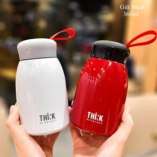 Bình nước giữ nhiệt 6-8 tiếng THINK 360ml, chất liệu inox 304 - VC38