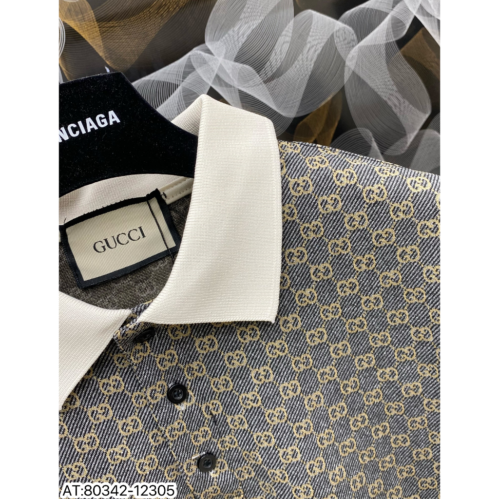 Áo polo GC nam thời thượng chất thoáng mát thấm hút mồ hôi hàng QC loại 1