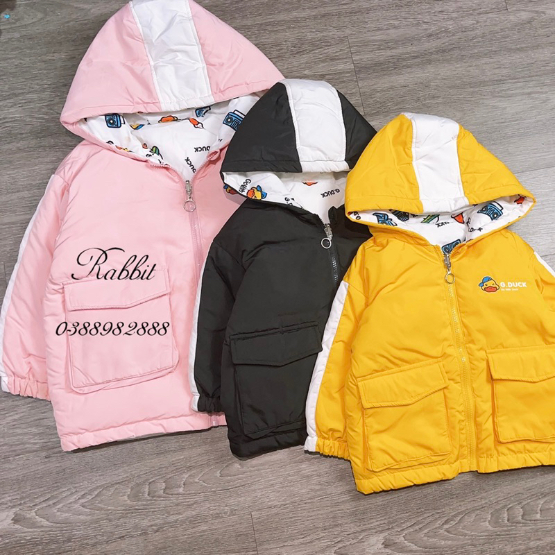 Áo khoác phao 2 mặt Duck