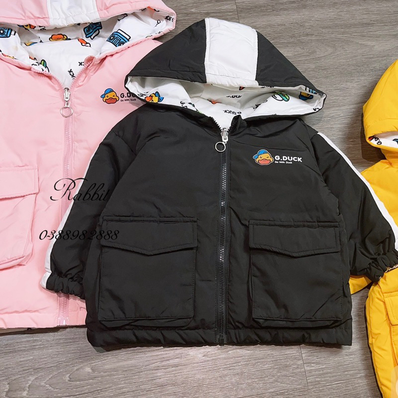Áo khoác phao 2 mặt Duck