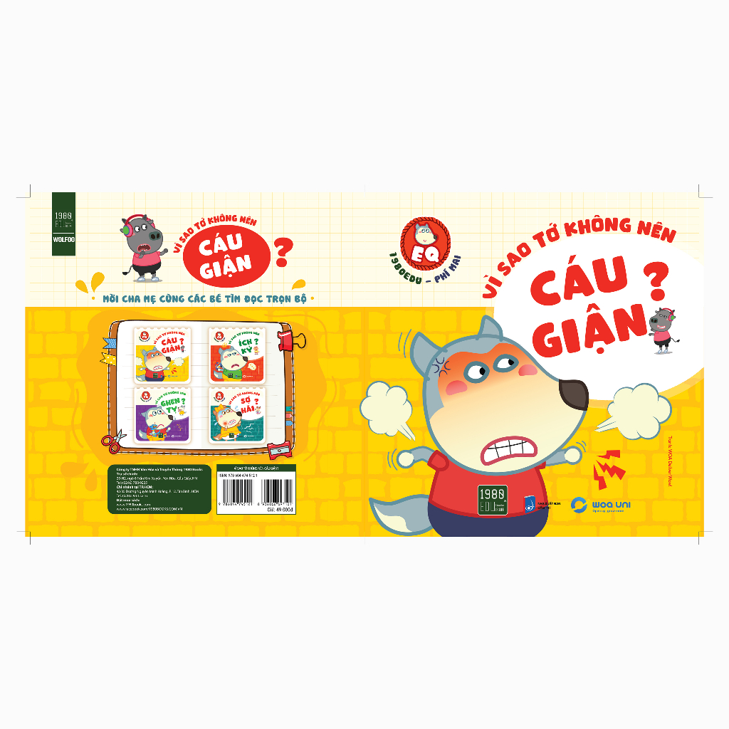Sách - Wolfoo Eq – Vì Sao Tớ Không Nên Cáu Giận