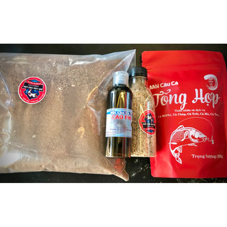 Combo mồi câu cá rô phi tự nhiên và dịch vụ || mồi câu cá tp