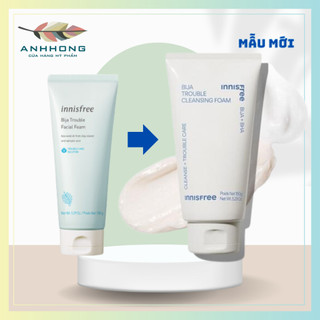 (MẪU MỚI) Sữa Rửa Mặt Dành Cho Da Mụn Innisfree Bija Trouble Facial Foam 150ml