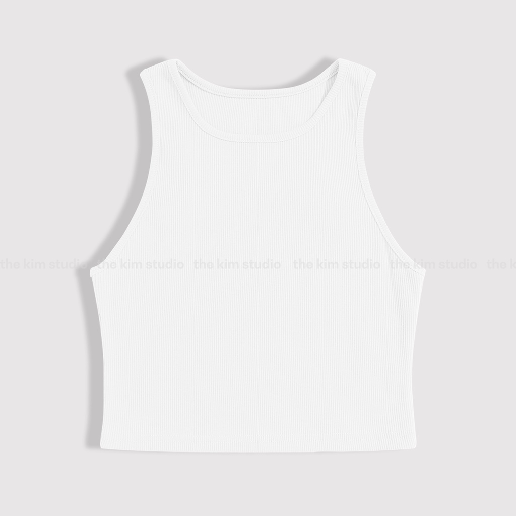 Áo ba lỗ trơn croptop thun tăm The Kim, áo croptop 3 lỗ sát nách cho nữ ôm Body | BigBuy360 - bigbuy360.vn