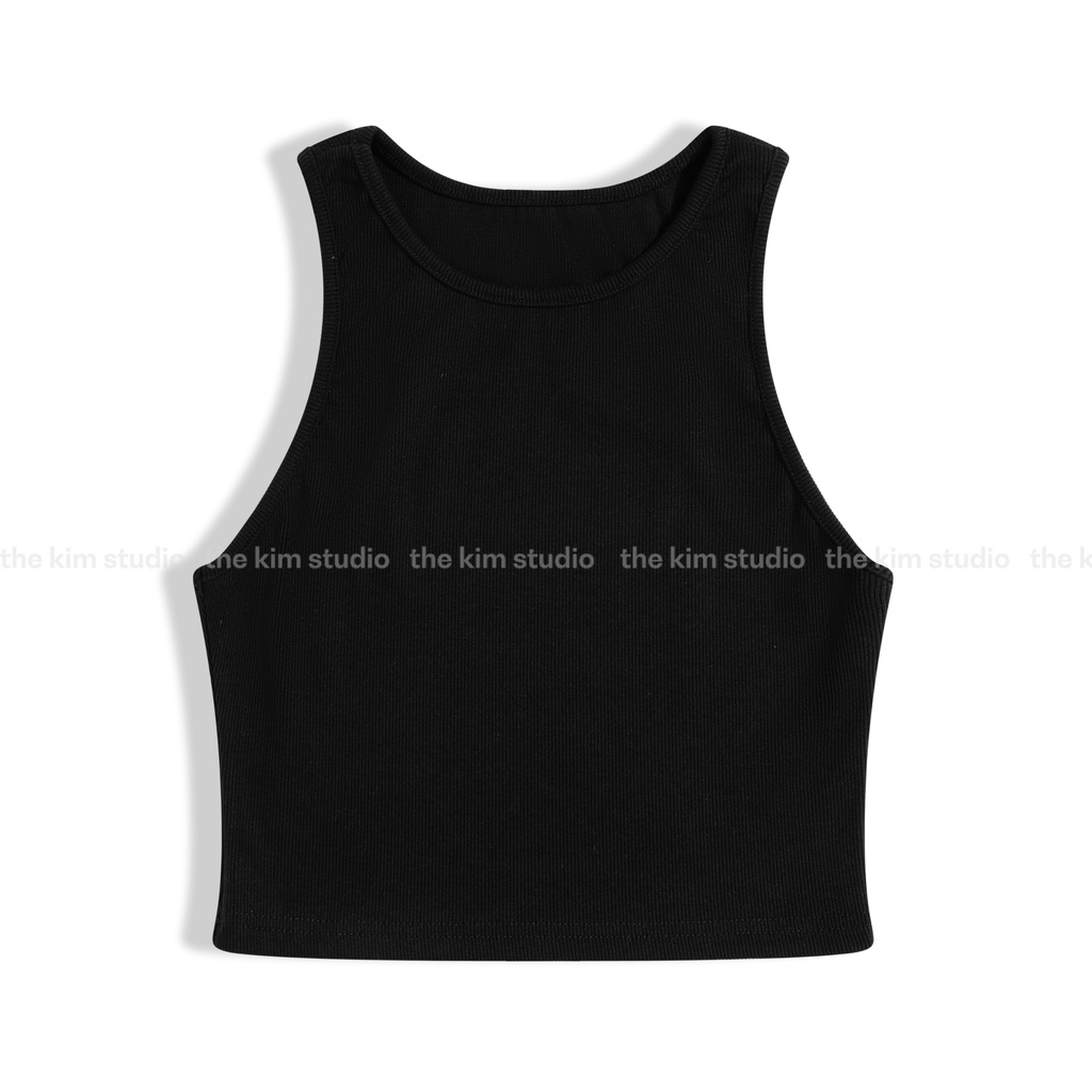 Áo ba lỗ trơn croptop thun tăm The Kim, áo croptop 3 lỗ sát nách cho nữ ôm Body | BigBuy360 - bigbuy360.vn