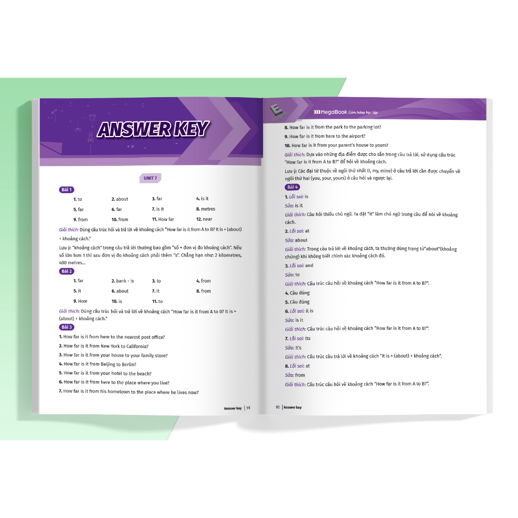 Sách Combo Luyện Chuyên Sâu Ngữ Pháp Và Bài Tập Tiếng Anh 7 Tập 2  Golban lẻ tùy chọn