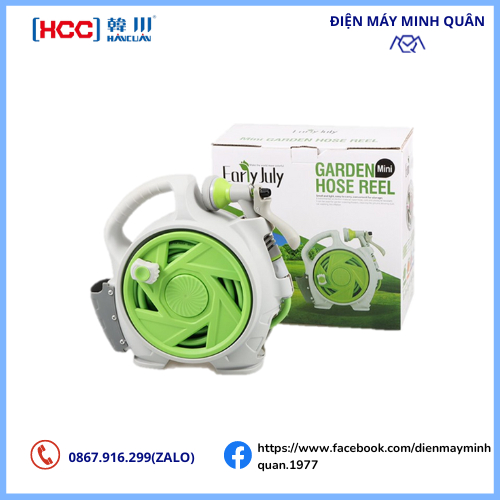 Bộ dây tưới đa năng kèm vòi phun 07 chế độ | CAM KẾT CHẤT LƯỢNG | Dây tưới đa năng thu dây tự động tiện lợi, cực bền
