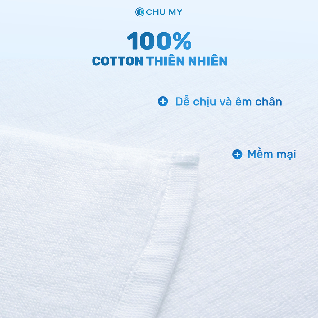 Thảm chân khách sạn CHU MY 50cmx70cm 320g, 50cmx75cm 330g, màu trắng