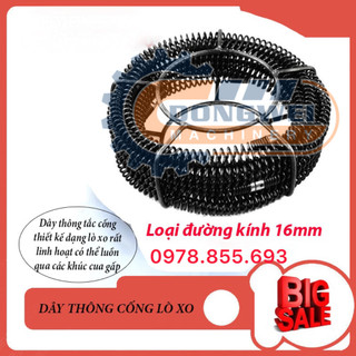 Dây thông tắc cống, đường ống ,đường kính 16mm