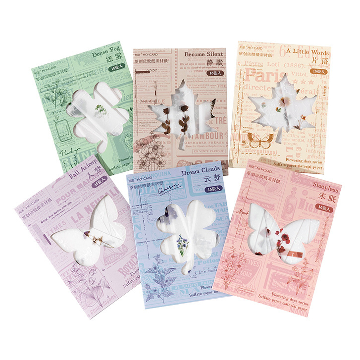 Sticker Dán Trang Trí Sổ Bullet Journal Họa Tiết Hoa Khô🍃CHỌN MẪU🍃Sticker Dán Họa Tiết Hoa Lá