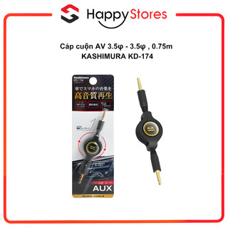 Cáp cuộn AV 3.5φ - 3.5φ , 0.75m KASHIMURA KD-174