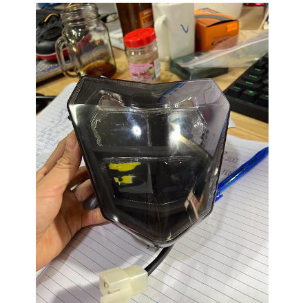 Đèn Led Zinpat 2 tầng xe điện xmen đen khói