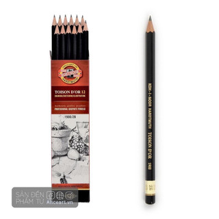Bút chì tiệp koh đen hb-8b chính hãng koh - i - noor