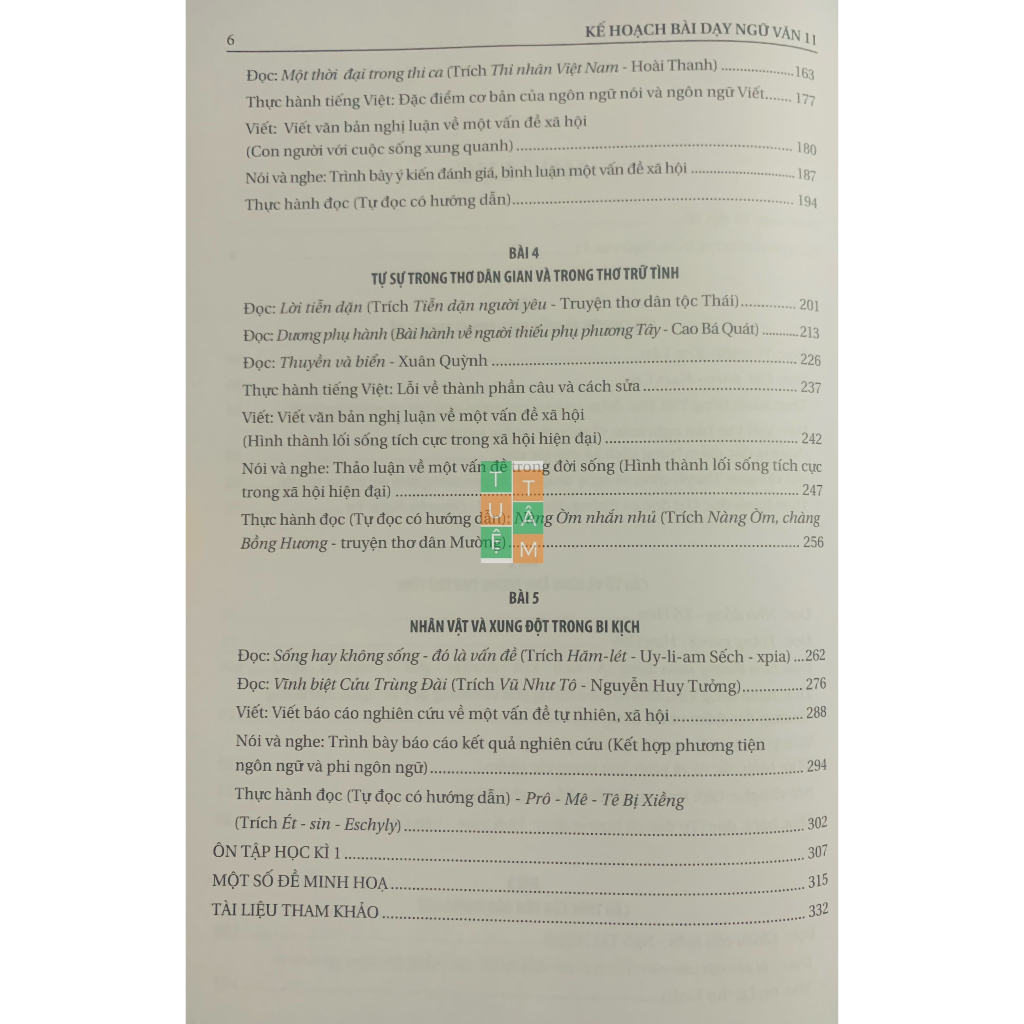 Sách - Kế hoạch bài dạy Ngữ Văn 11