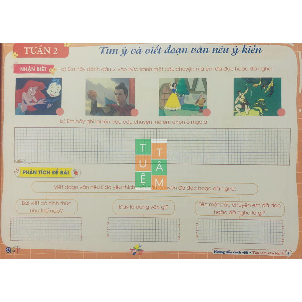 Sách - Hướng dẫn cách viết Tập làm văn lớp 4