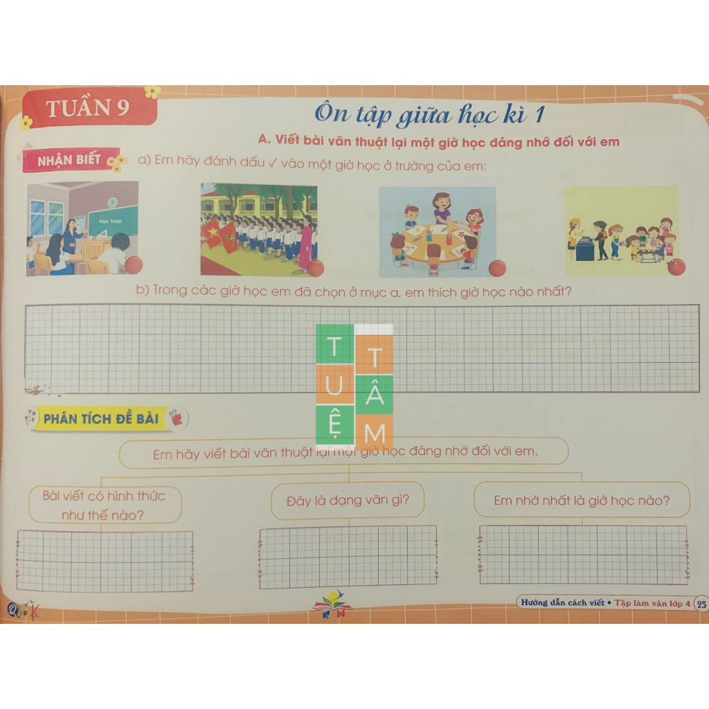 Sách - Hướng dẫn cách viết Tập làm văn lớp 4