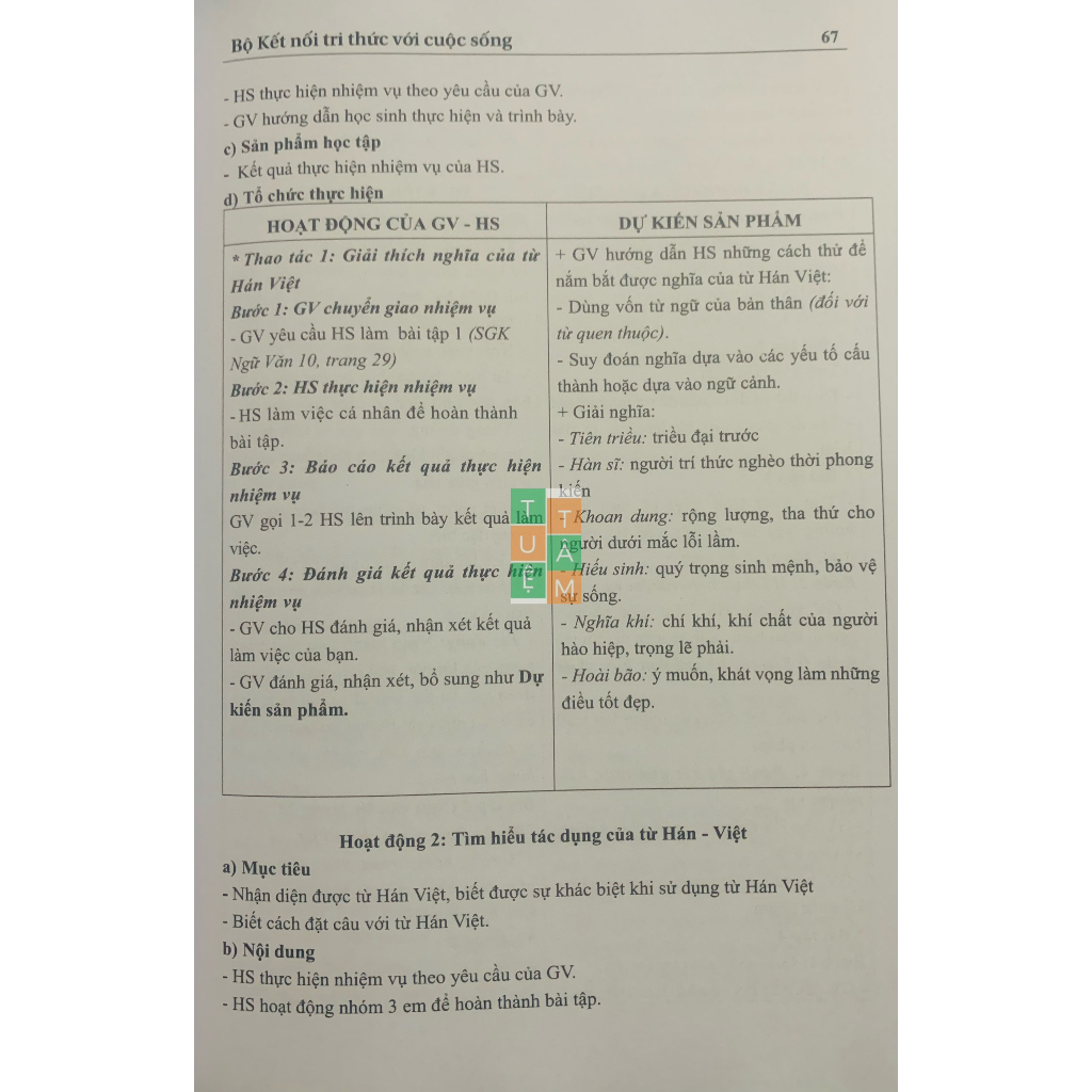 Sách - Kế hoạch bài dạy Ngữ Văn 10