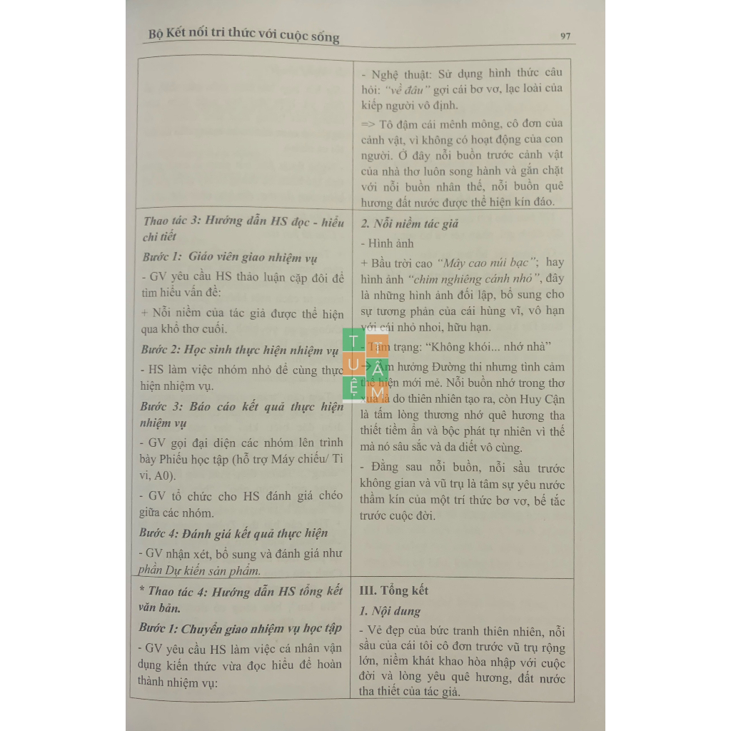 Sách - Kế hoạch bài dạy Ngữ Văn 11