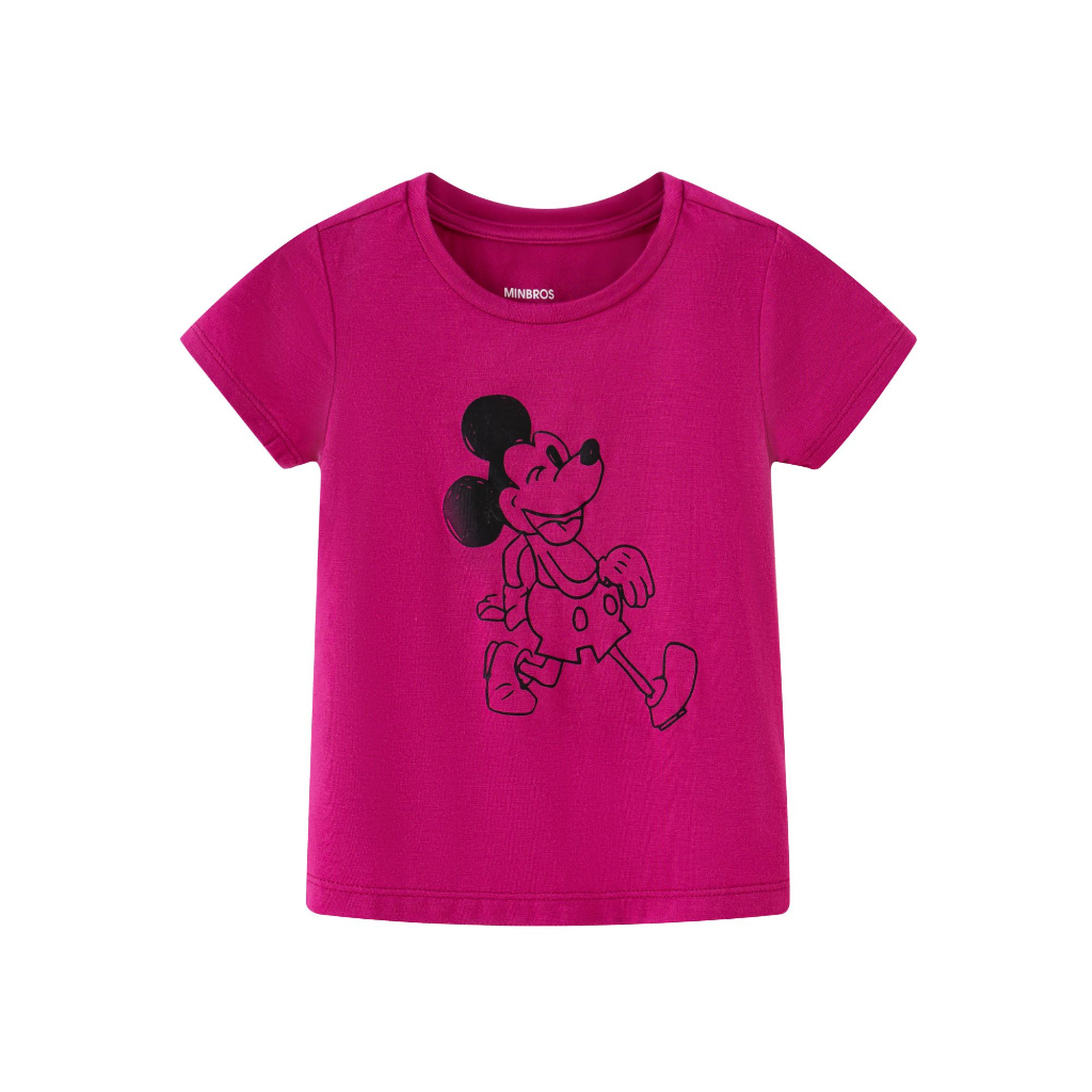 Áo thun bé gái in hình gấu dễ thương - KD04