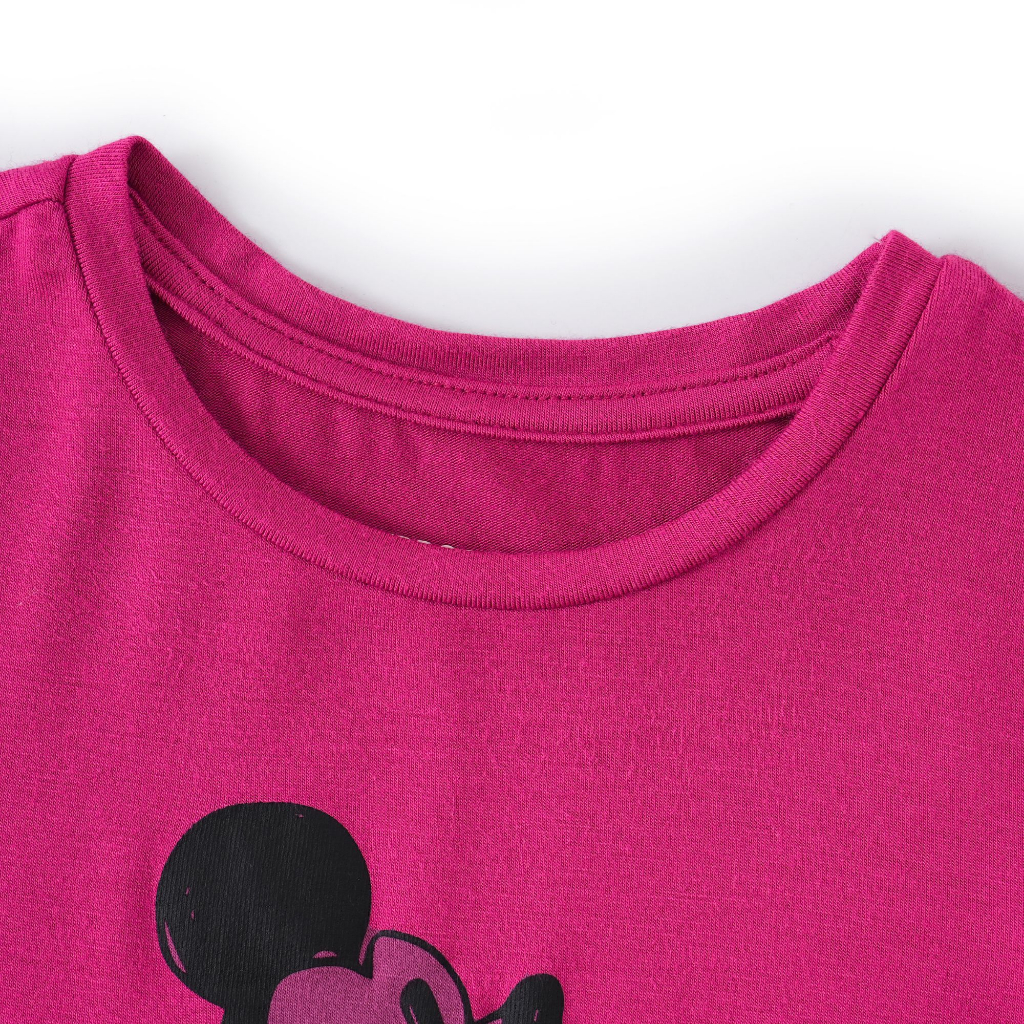 Áo thun bé gái in hình gấu dễ thương - KD04