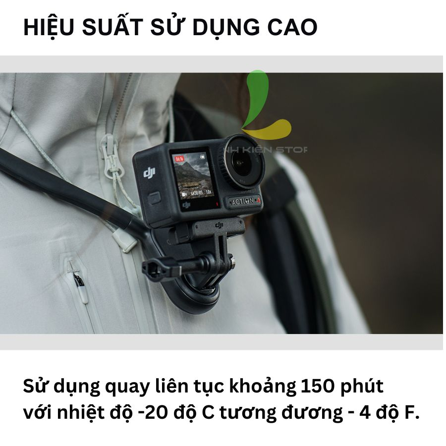 Máy quay phim hành động HOSAN Osmo Action 4  quay 4k, công nghệ mới chống rung HorizonSteady