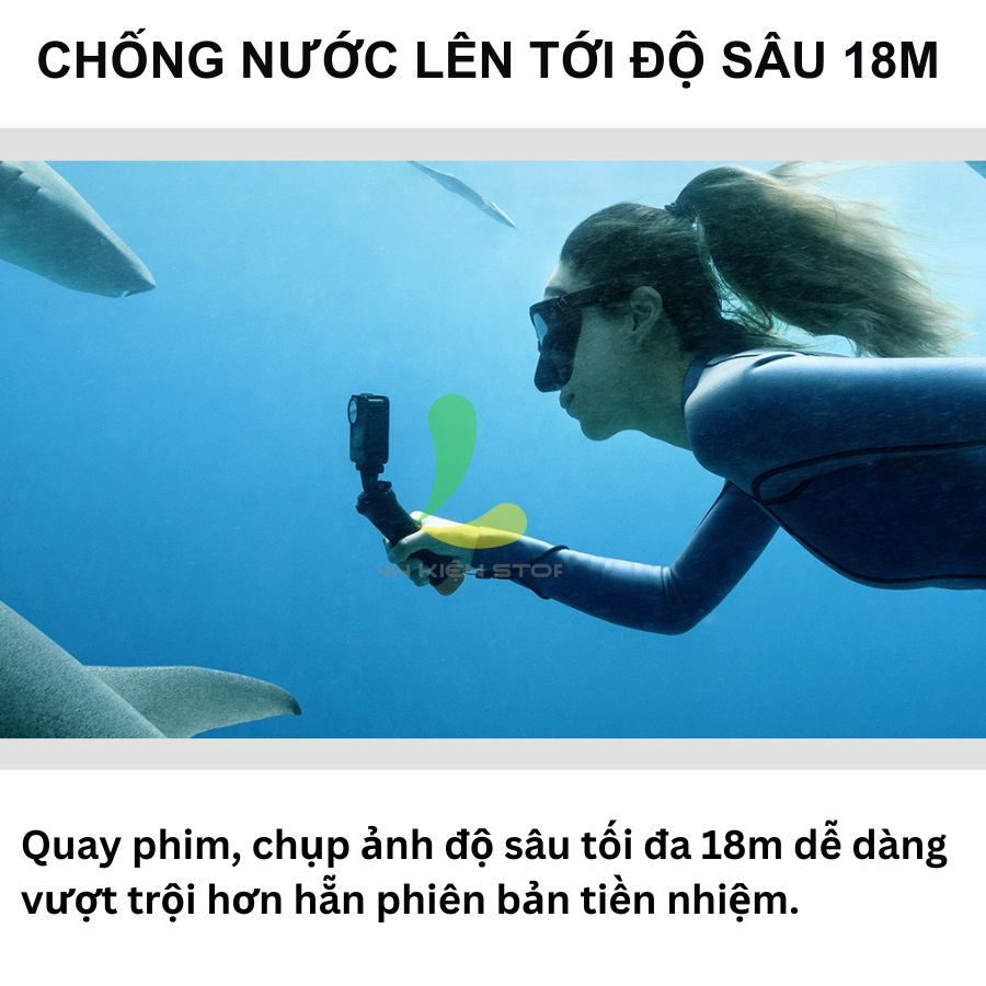 Máy quay phim hành động HOSAN Osmo Action 4  quay 4k, công nghệ mới chống rung HorizonSteady