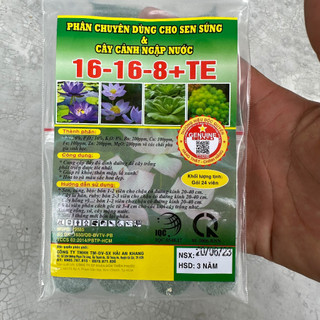 Viên phân bón cho sen súng cảnh