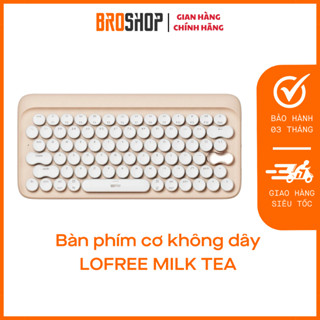 Bàn phím cơ không dây LOFREE MILK TEA - Broshop