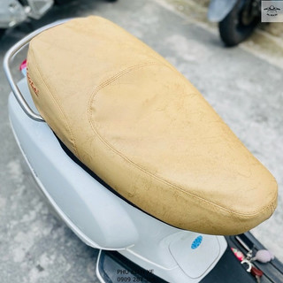 Bọc da yên hàng đẹp cho vespa lx