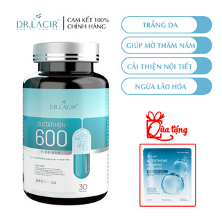 Viên Uống Glutathione 600 Hỗ Trợ Làm Trắng Mờ Nám Tàn Nhang Cải Thiện Nội Tiết Tố